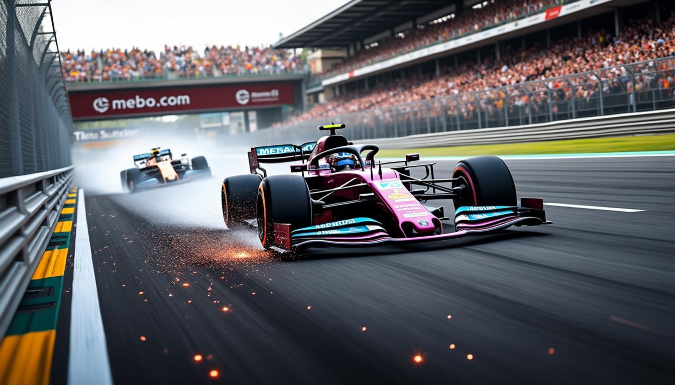 revivez la double victoire spectaculaire des mercedes en formule 1 face à une redoutable pression des ferrari, marquée par l'abandon dramatique du pilote hadjar.