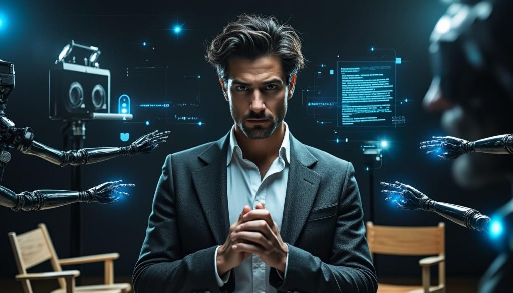 maurice barthélemy met en garde contre les risques que l'intelligence artificielle fait peser sur l'avenir des acteurs et réalisateurs dans l'industrie du cinéma.