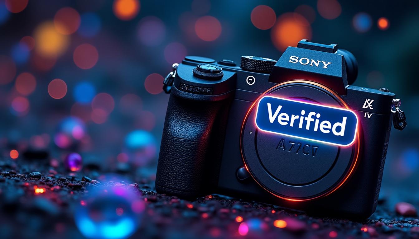 sony dévoile camera verify, une technologie innovante contre les deepfakes, assurant l'authenticité et la fiabilité des contenus visuels.