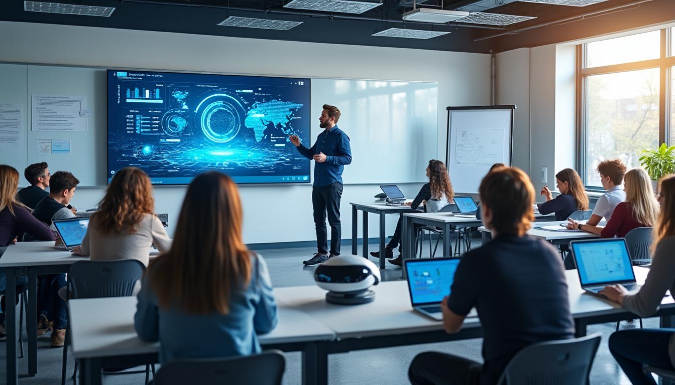 le gouvernement développe une intelligence artificielle innovante destinée à assister les enseignants en classe, améliorant ainsi l'apprentissage et le suivi des élèves.
