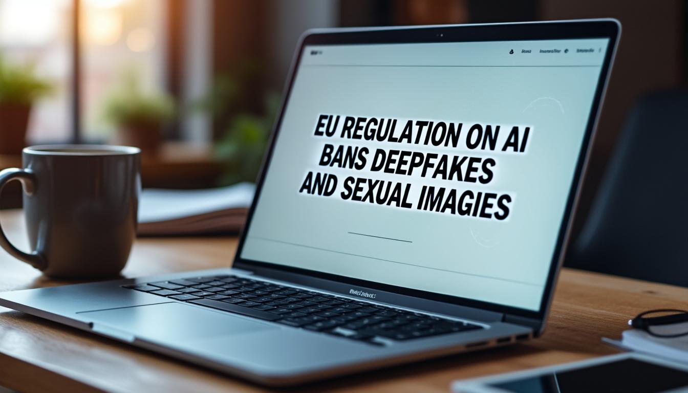 l'union européenne prend des mesures strictes pour interdire la création d'images sexuelles truquées générées par l'intelligence artificielle, protégeant ainsi la dignité et la vie privée.