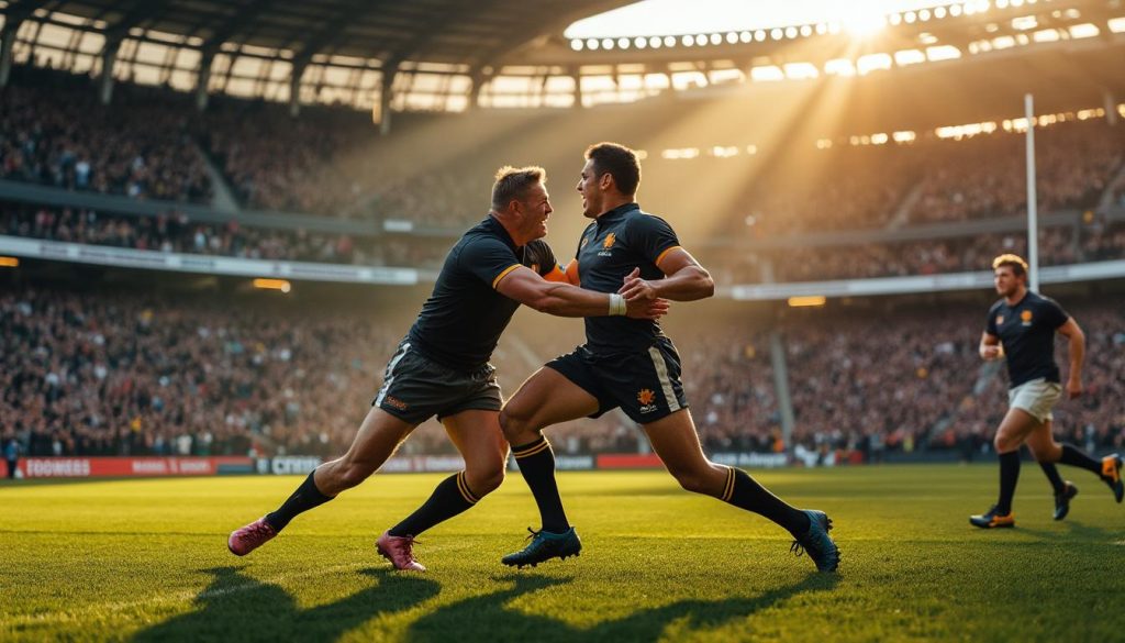 découvrez le résumé palpitant du match de rugby nationale : 2h30 d'un duel intense suivies d'une séance de tirs au but explosive pour axe, pleine de suspense et d'émotions.
