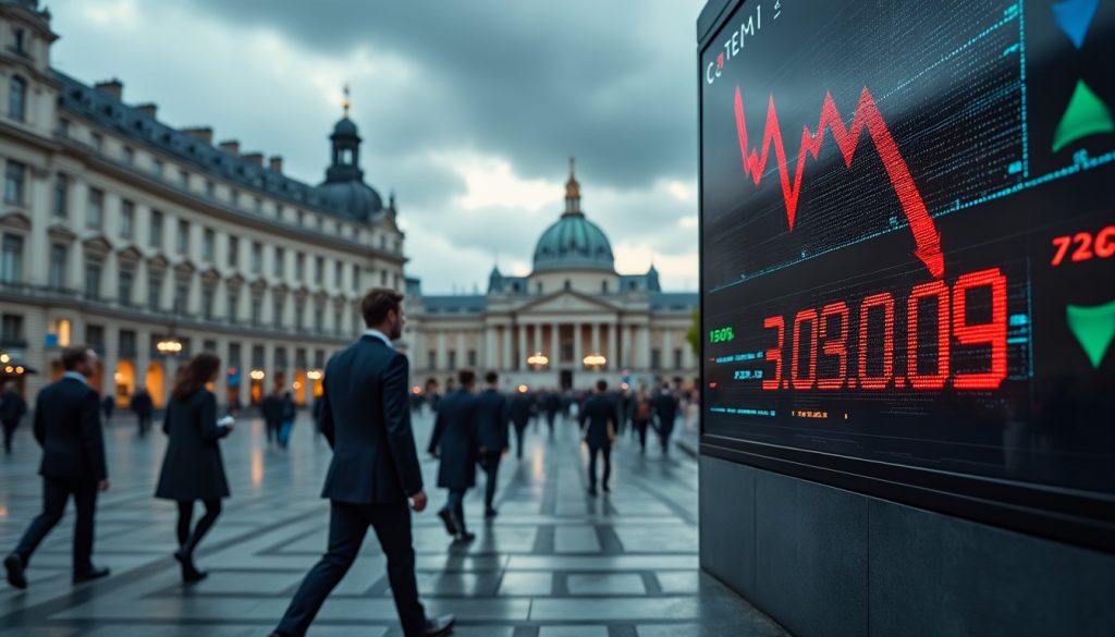 l'europe enregistre un recul marqué avant la publication attendue des indices pmi, indicateurs clés de la santé économique régionale.