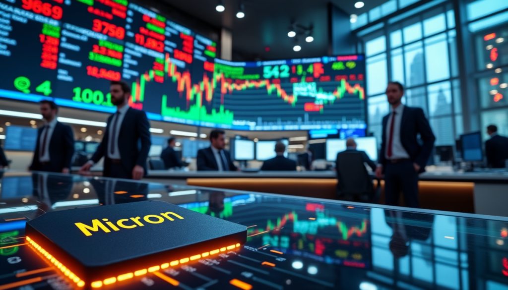 prévisions de turbulences sur les marchés européens avec un focus particulier sur l'action micron, analysant les facteurs clés et les impacts potentiels.